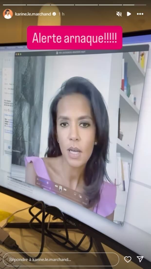 Karine Le Marchand victime d'une usurpation d’identité : "Je suis Brad Pitt"
