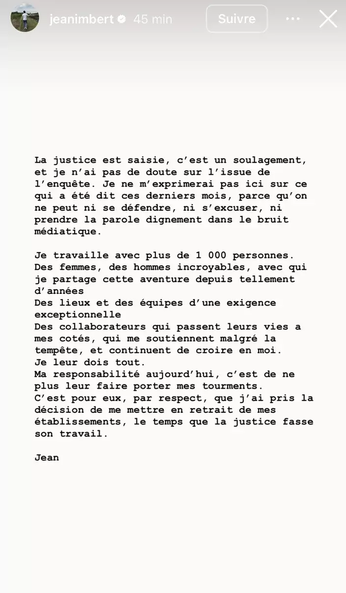 Jean Imbert accusé de violences : ce message de soutien qui a provoqué la colère de son ex Lila Salet