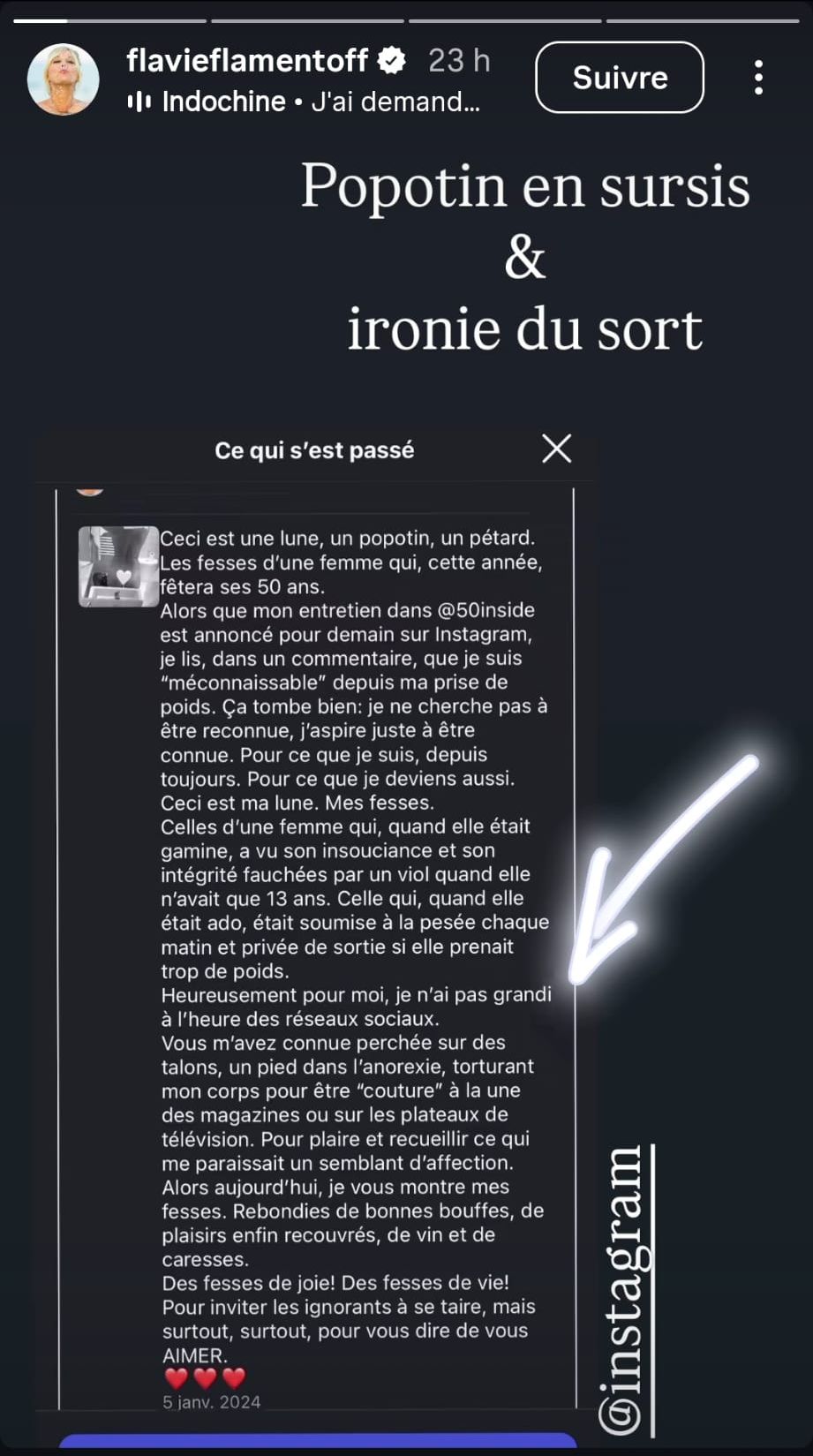 Flavie Flament censurée sur Instagram, elle s’en insurge : "Aberration"