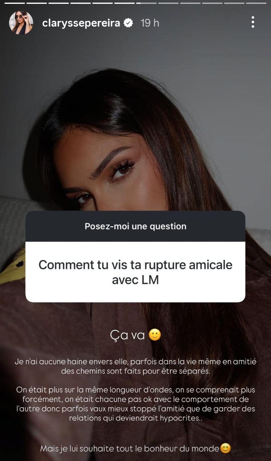 Clarysse remet en cause une décision de Lucie Mariotti : "Je trouve ça complètement injustifié"