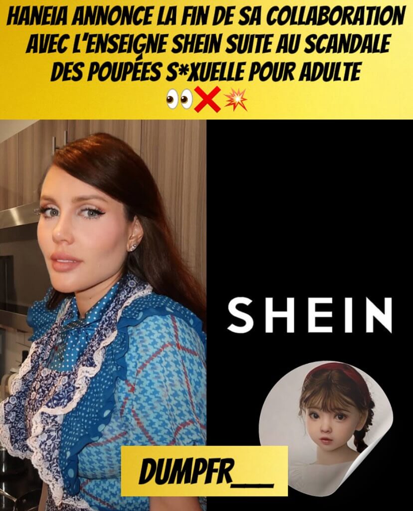 Polémique Shein : Haneia Maurer prend une décision radicale… "Il faut couper l'hémorragie"