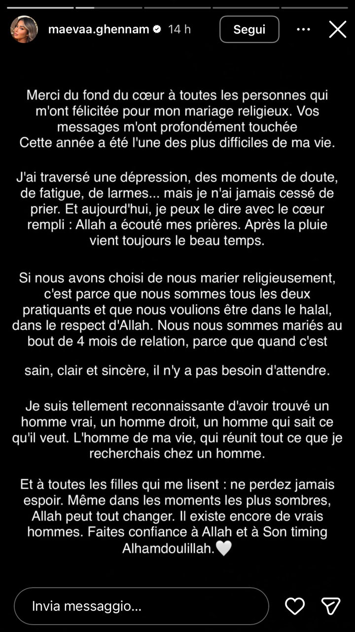 Maeva Ghennam mariée : l'ancienne candidate des Marseillais dévoile des images de la cérémonie !