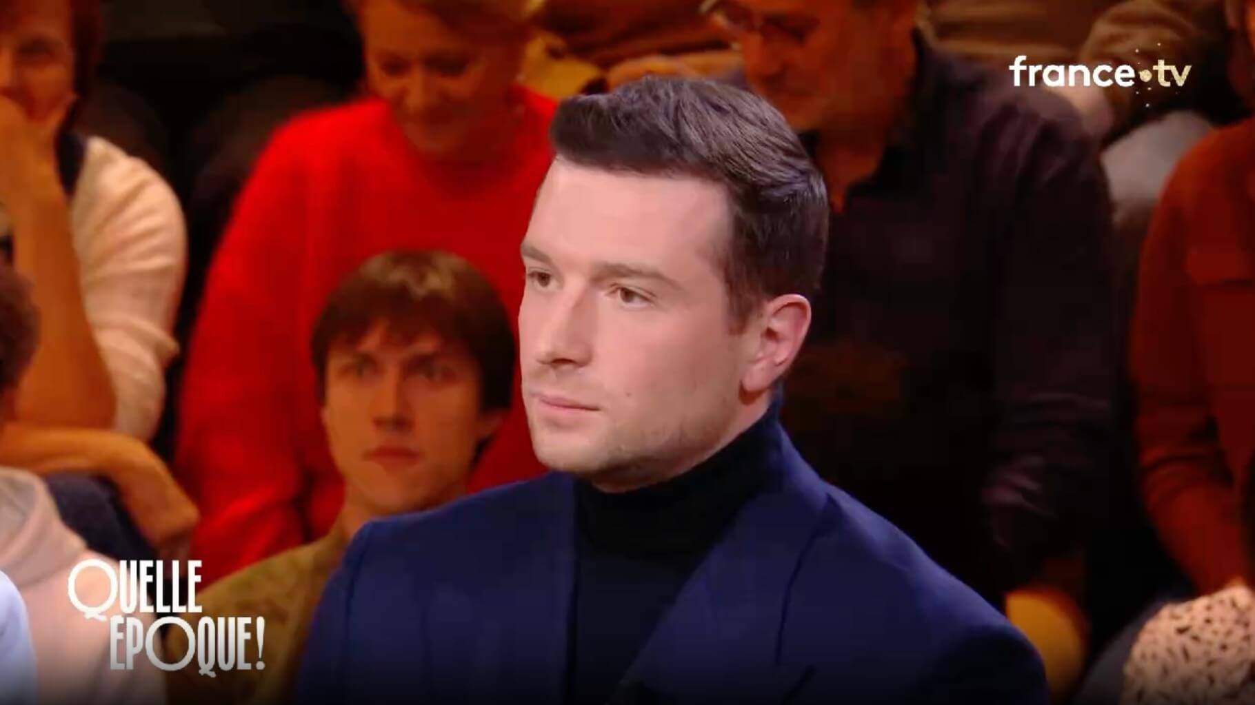 Jordan Bardella s’attaque à "Quelle époque" : "On peut faire dire tout et n’importe quoi à quelqu'un"