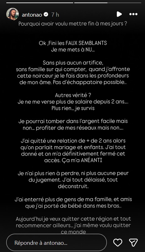 "J’ai tenté de mettre fin à mes jours" : Anthony Amar (Koh-Lanta) explique son terrible geste