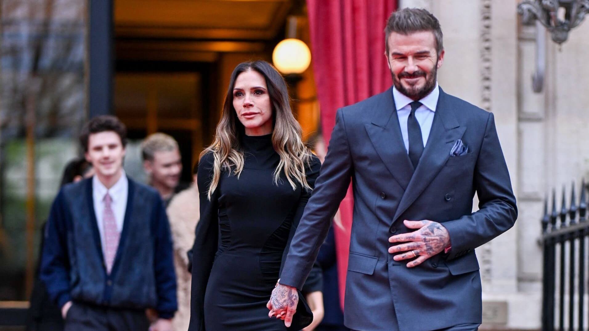 David et Victoria Beckham à Paris : cette question sur leur fils Brooklyn qu'ils ont préféré ignorée