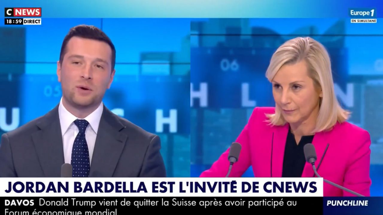 Jordan Bardella mal à l’aise face à une question sur sa vie amoureuse : "Je ne dirai pas célibataire mais…"