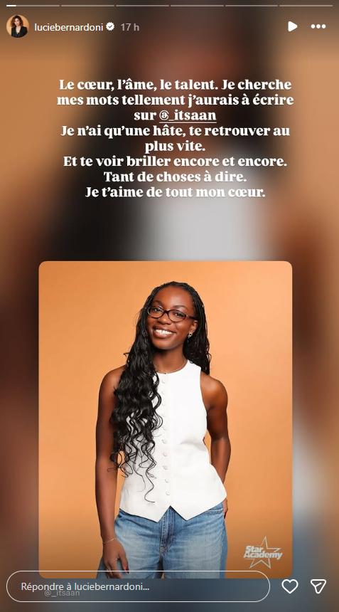Lucie Bernardoni réagit à l’élimination de Sarah (Star Academy) : "Tant de choses à dire"