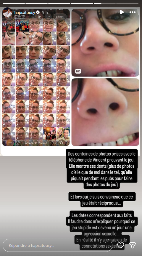 Vincent Cerutti condamné : Hapsatou Sy prend la défense de son ex et balance des photos "Vous avez joué"