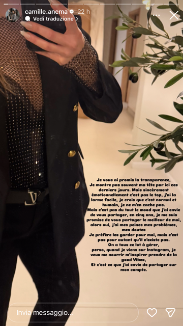 Camille Santoro au plus mal ? "Émotionnellement, ce n'est pas le top"