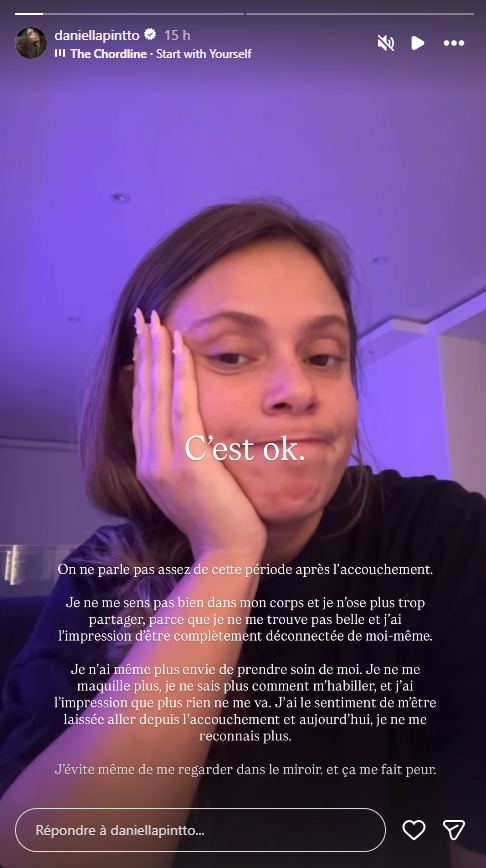 Nico Capone : sa femme Daniela fait de touchantes confidences sur son post-partum compliqué "Ça me fait peur"