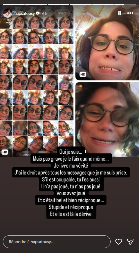 Vincent Cerutti condamné : Hapsatou Sy prend la défense de son ex et balance des photos "Vous avez joué"