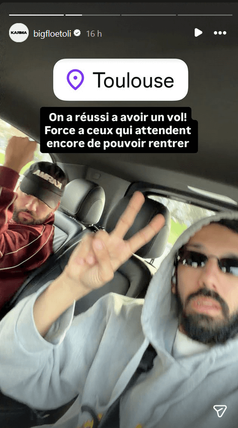Bigflo et Oli de retour à Toulouse après avoir été bloqués plusieurs jours à Dubaï