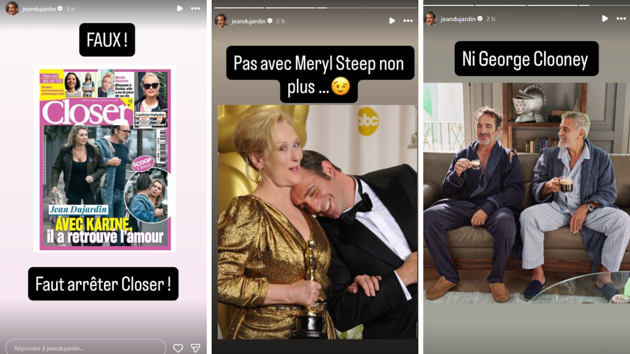 Jean Dujardin séparé de Nathalie Péchalat et à nouveau en couple ? Il répond aux rumeurs… et ça vaut le détour