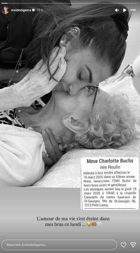 Mélanie Dedigama en deuil : "L'amour de ma vie s'est éteint"