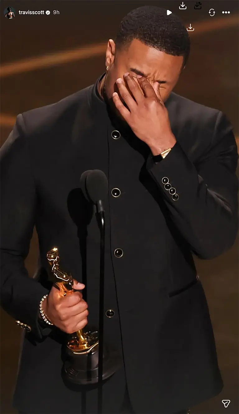 Travis Scott : l'ex de Kylie Jenner ravi de la défaite  de Timothée Chalamet aux Oscars ?