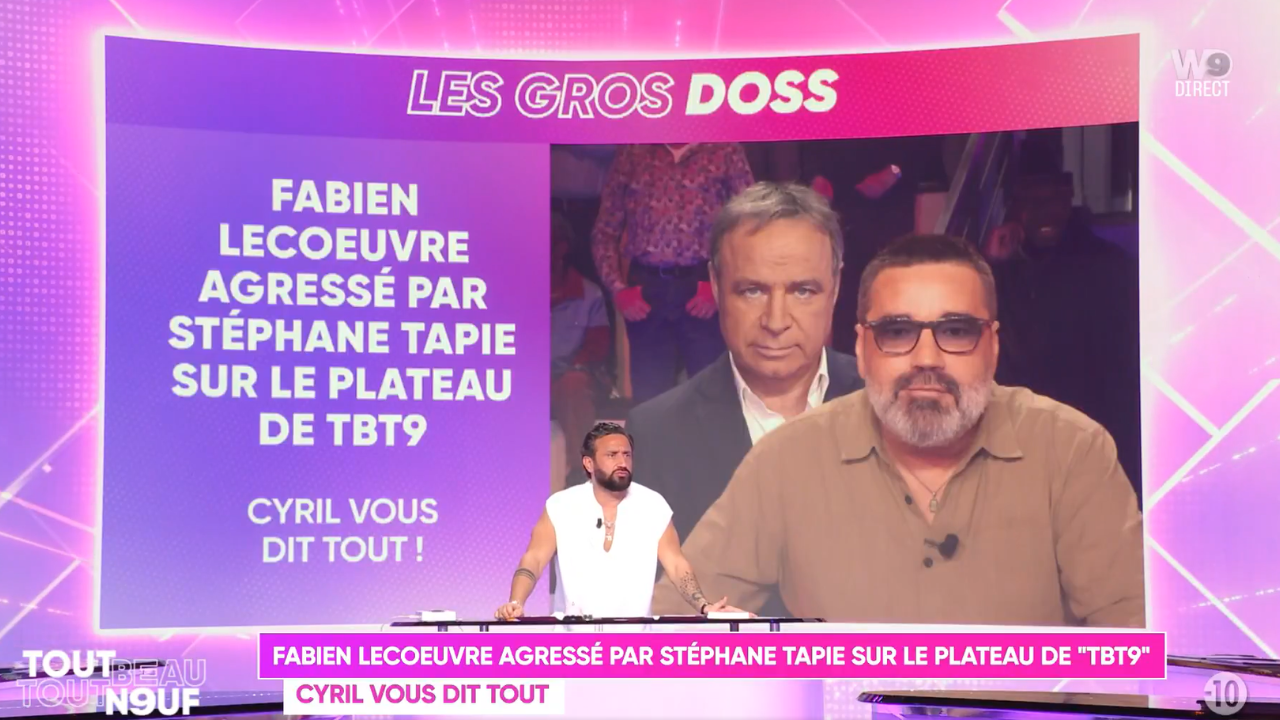 Fabien Lecoeuvre vs Stéphane Tapie : Cyril Hanouna et ses chroniqueurs font de nouvelles révélations... "Il y a eu deux coups"