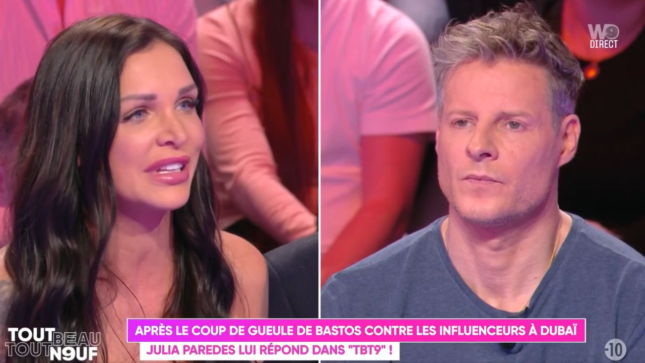 Dis que tu es partie pour ne pas payer d’impôts" : Échange tendu entre Julia Paredes et Matthieu Delormeau sur le plateau de TBT9