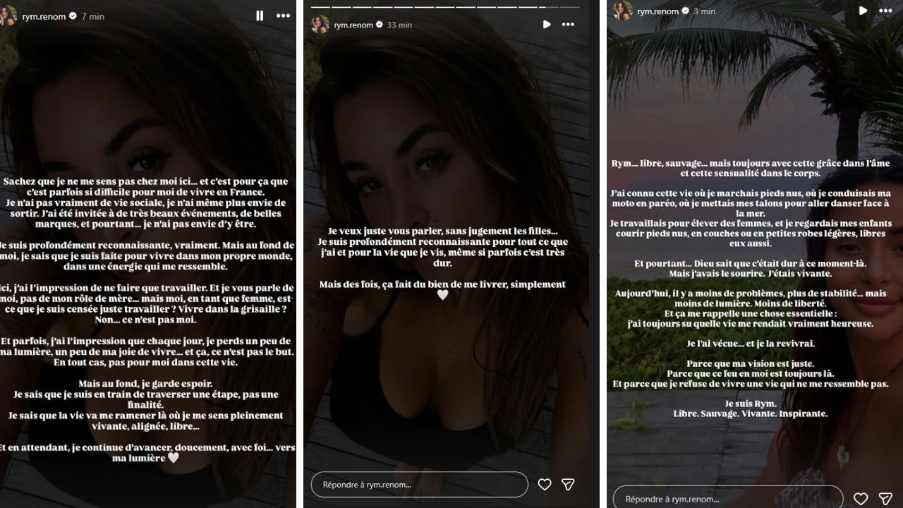 Rym Renom : l’ex de Vincent Queijo cash sur sa nouvelle vie en France "Je ne me sens pas chez moi ici"