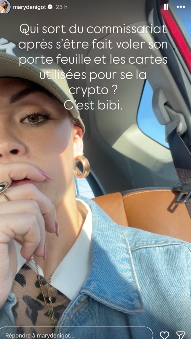 Marie Denigot au commissariat de police après son élimination de Danse avec les stars