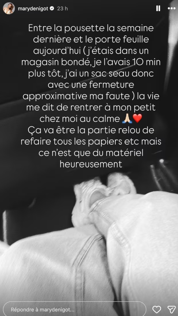 Marie Denigot au commissariat de police après son élimination de Danse avec les stars