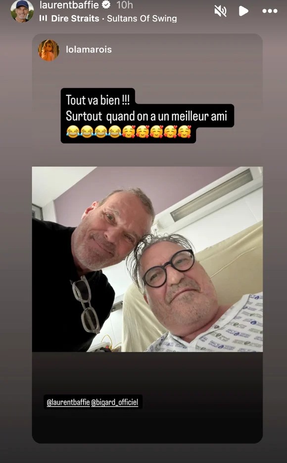 Jean-Marie Bigard hospitalisé : cette photo avec Laurent Baffie qui rassure