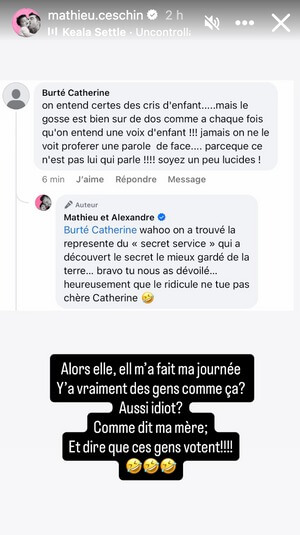 Mathieu Ceschin recadre sèchement une internaute : "Heureusement que le ridicule ne tue pas !"