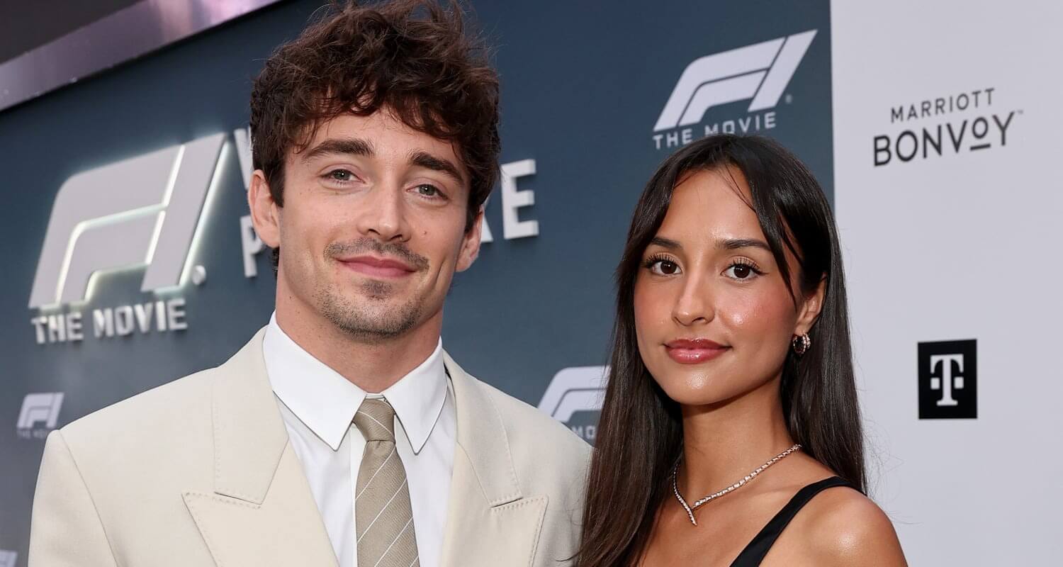 Alexandra Saint Mleux répond aux attaques sur son statut de "femme" du pilote Charles Leclerc