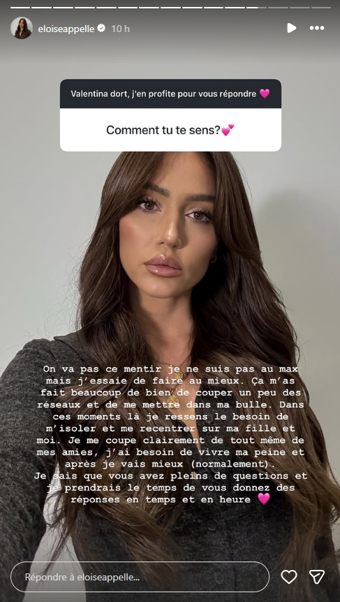 "J’ai besoin de vivre ma peine" : Eloïse Appelle prend la parole après ses révélations sur son couple avec Nacca