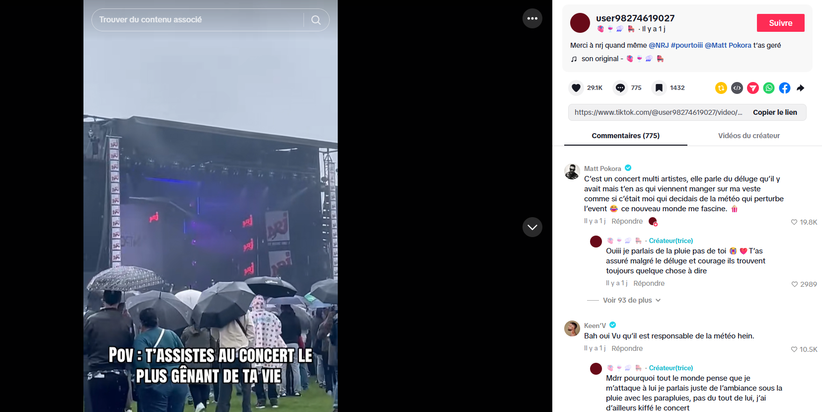 Matt Pokora pousse un coup de gueule après des critiques injustifiées : "Ce nouveau monde me fascine"