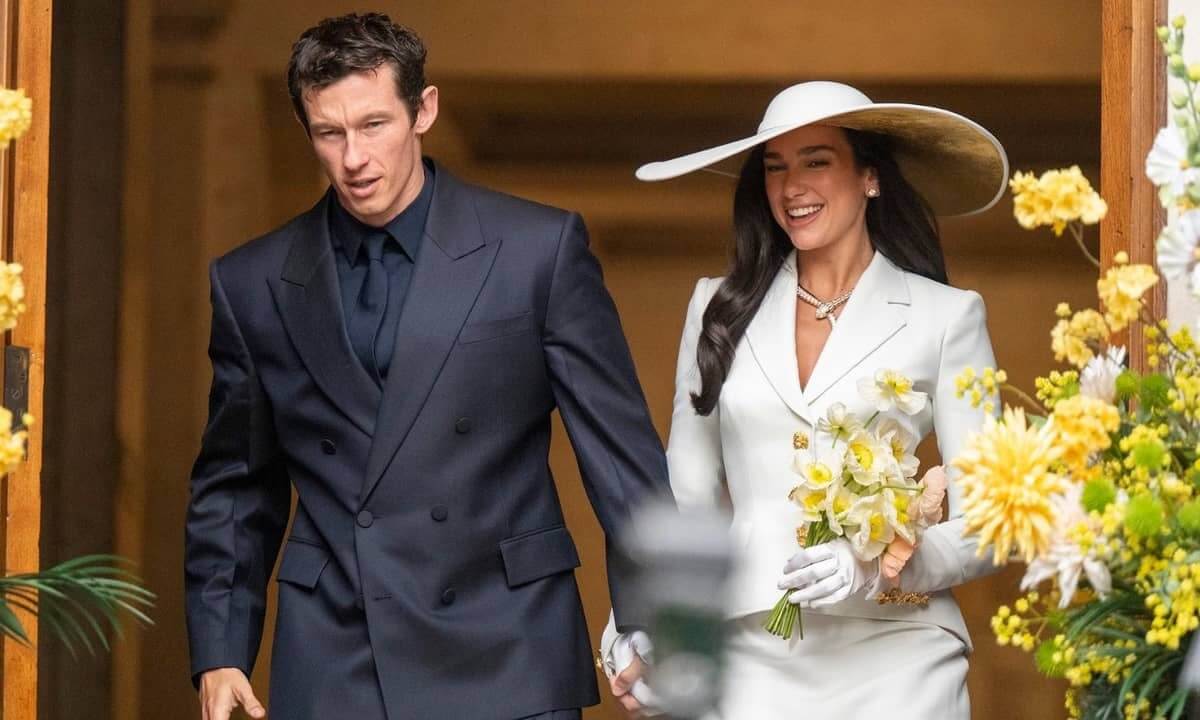 Dua Lipa a dit "oui" à Callum Turner à Londres : les images de cette cérémonie discrète