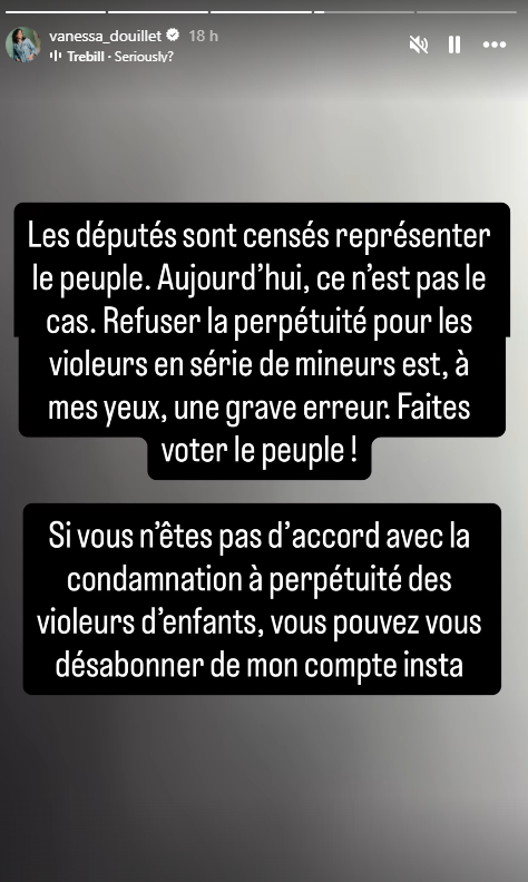 "La priorité, c'est de protéger les enfants" : Vanessa Douillet interpelle les députés...