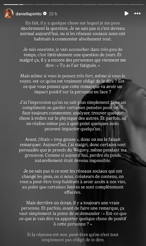 Nico Capone : sa femme Daniela Pinto enceinte, elle recadre ceux qui commentent son physique