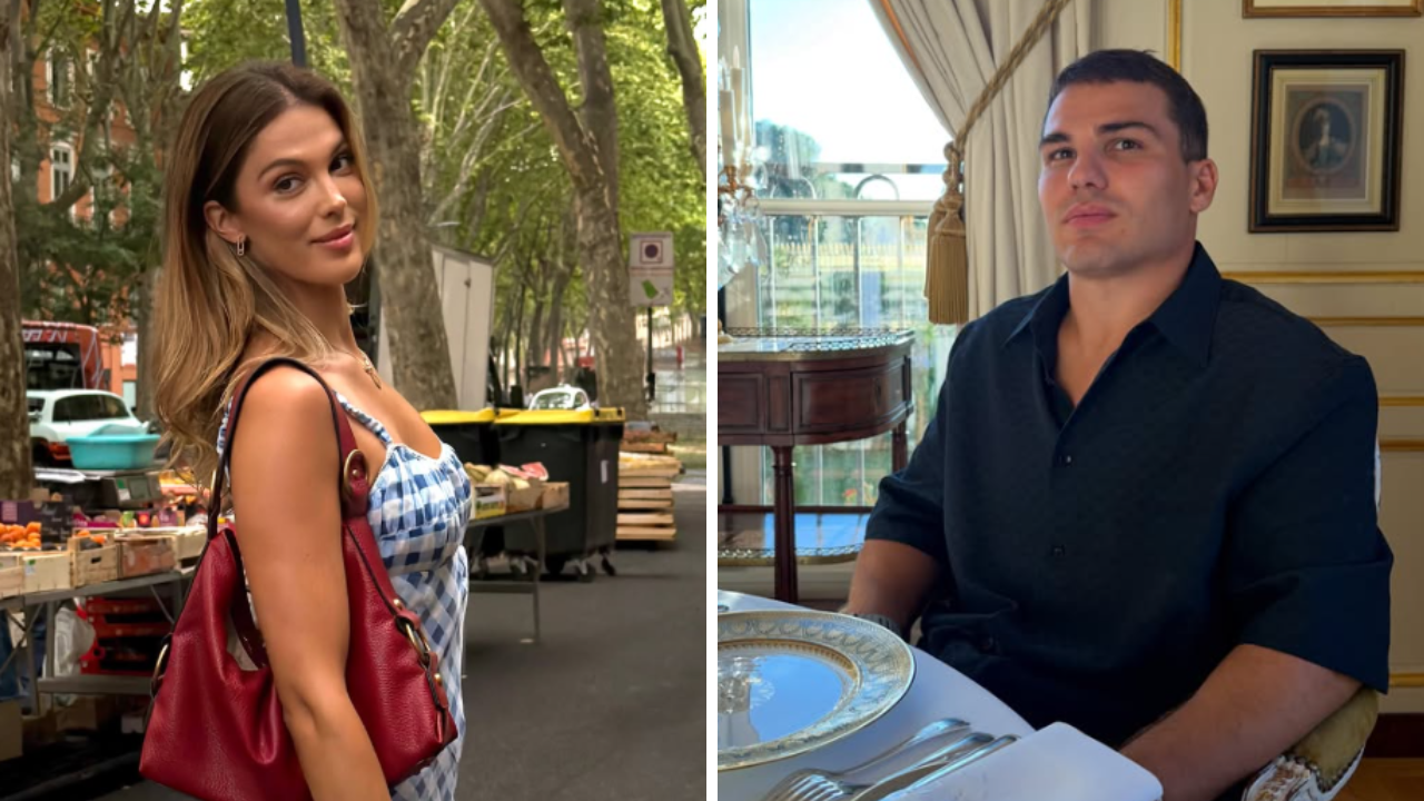 Iris Mittenaere et Antoine Dupont officialisent leur couple : leur baiser enflamme la Toile