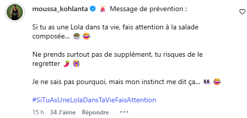 Moussa (Koh-Lanta) s’en prend à Lola : "Tu mens à toutes les sauces"