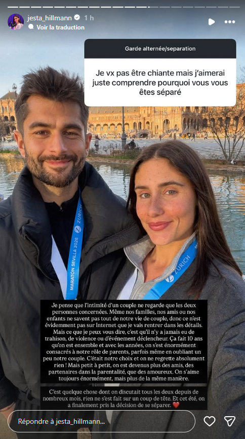 "On s’aime toujours énormément mais…" : Jesta Hillmann revient sur sa rupture avec Benoît Assadi