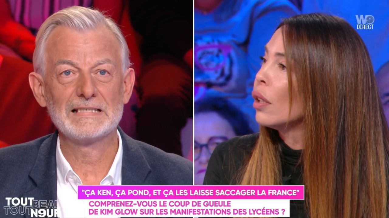 "C'est avec cet état d'esprit qu'on coule la France" : échange tendu entre Kim Glow et Gilles Verdez dans TBT9